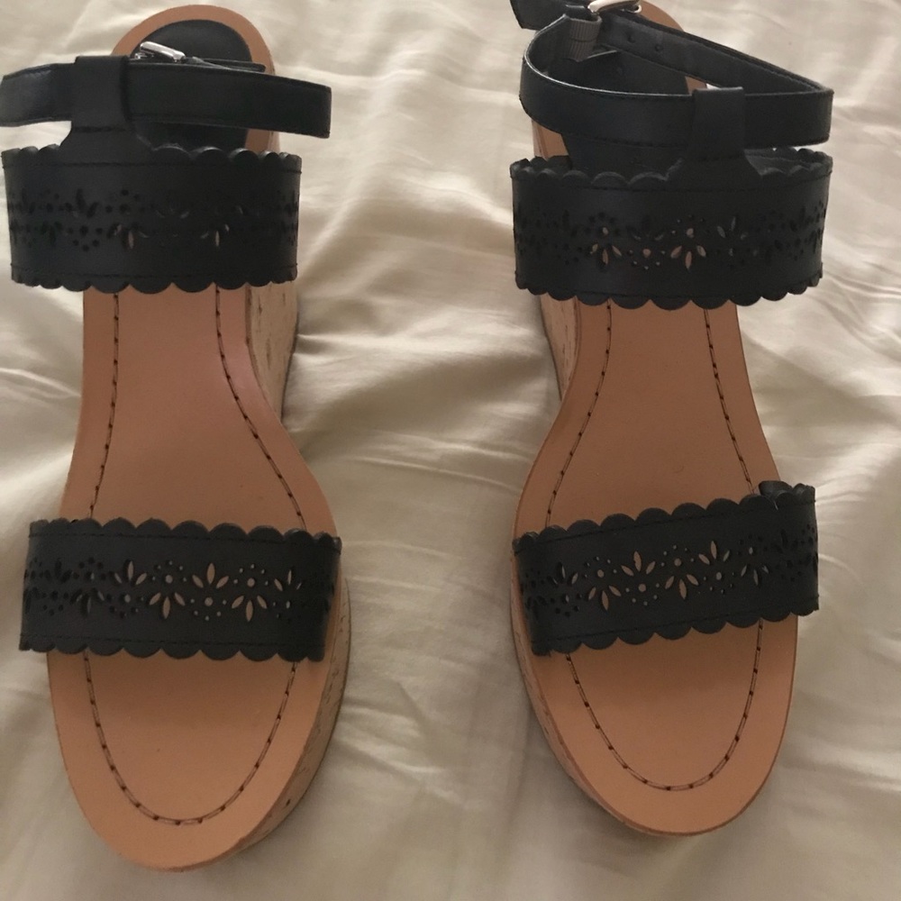 COACH wedge sandals brand new